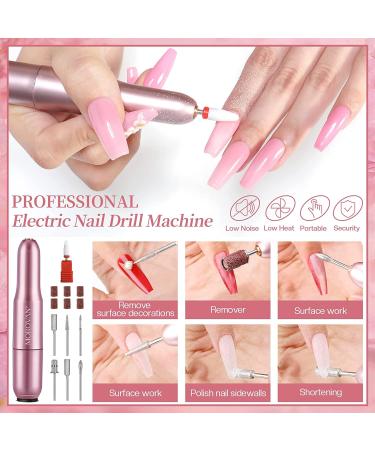Morovan Acrylic Nail Kit for Beginners - Professional Clear White Pink Acrylic Nail Set for DIY Nail Art Design - Salon Quality Acrylic Nails Supplies - Buy Online on GoSupps.com