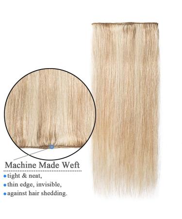 Elailite Clip-In Hair Extensions - 18 Clips Real Hair Balayage Set 20cm 45g #18/613 Ash Blond & Bleached Blonde - Buy Online on GoSupps.com