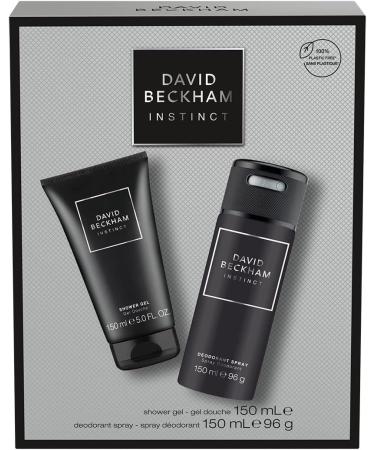 David Beckham Instinct Giftset For Him 150ml Shower Gel & 150ml Deo Spray - Buy Online on GoSupps.com