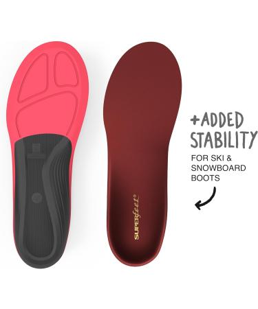 Superfeet Winter Support Insoles - Trim-to-Fit Arch Inserts for Ski & Snowboard Boots | Professional Grade for Men 9.5-11 & Women 10.5-12 | Buy Online - Buy Online on GoSupps.com