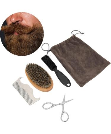 Premium Beard Care Set for Men | Portable Retro Beard Trim Kit | Complete Bearding Essentials - Buy Online on GoSupps.com