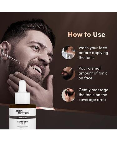  QURA QURA BeardGro Beard Growth Tonic for Men 30ml | 1.5% Aminexil 4% Moringa 4% Goksura & 2% Eyelash Extract | Thicker Beard Growth Softens Beard | Natural and Scientific Formula - Buy Online on GoSupps.com