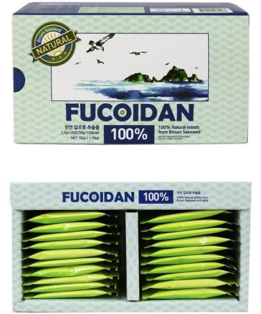 SeaHerb 100% Natural Brown Seaweed Extract Fucoidan Pills - USFDA Approved (ID 2030950) | 50g (20 Sachets) - Buy Online on GoSupps.com