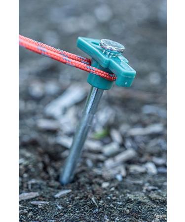 SE Heavy-Duty Metal Tent Pegs Stake Set (10-Pack) - 9NRC10 | Secure Camping Accessories - Buy Online on GoSupps.com