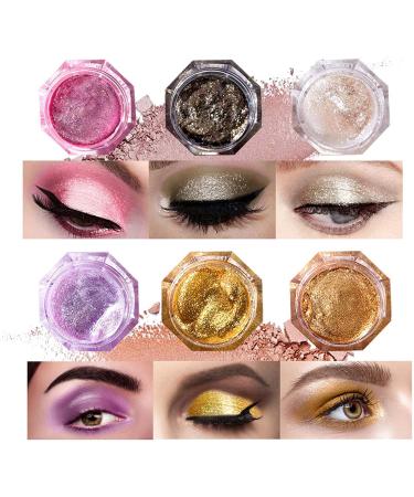 Liquid Glitter Eyeshadow Long Lasting Quick-Drying Opaque Gel Eyeshadow Creates High-Impact Multi-Dimensional Eye Looks Creme Eye Shadow Brown Cream Eyeshadow Party Accessory (Pink) - Buy Online on GoSupps.com