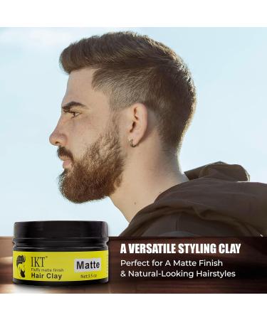 SOVONCARE Hair Clay Pomade for Men - Matte Finish & Strong Hold Hair Styling Wax 3.5 oz - Buy Online on GoSupps.com