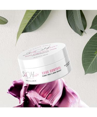 Silk Hair by Andrea D. 24 Hour Firm Hold Edge Control - Non-Greasy, Flake-Free, 3.5oz - Buy Online on GoSupps.com