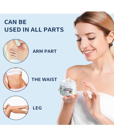 TUOSHITONG Body Lotion - Coconut Oil Formula Moisturizing Cream for Dry Skin Deeply Moisturizes Softens Skin Coconut Oil for Face Hands Feet Suitable for All Skin Types 5.29 oz - Buy Online on GoSupps.com