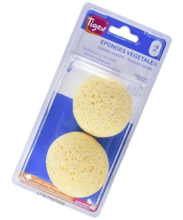 2 Esponjas Naturales - Eco-Friendly & Organic Bath Sponges for Gentle Cleansing | International Shipping Available - Buy Online on GoSupps.com