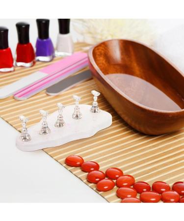 minkissy 1 Set Press on Nail Holder Nail Art Stand Nail Accessories Nail Stuff for Acrylic Nails Nail Display Stand Nail Stand Nail Painting Stand Nail Art Kits False Nails Portable Magnet - Buy Online on GoSupps.com