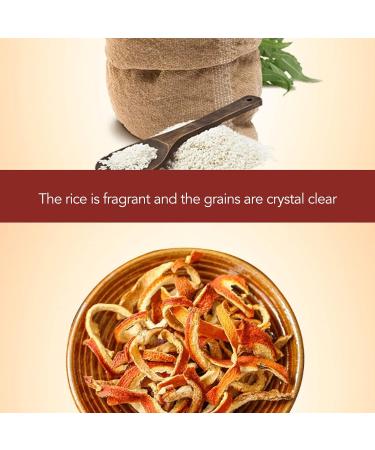 DEWIN Orange Peel Ginger Rice Tea 120g Ginger Tea 20 Packs Orange Peel Rice with Independent Triangle Tea Bag Healthy Teabags for Home Party - Buy Online on GoSupps.com