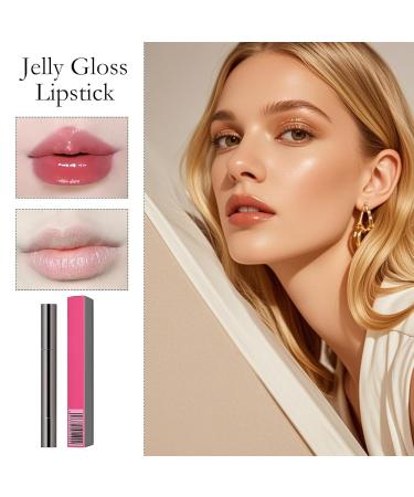 Riaisttd Nourishing Jelly Lipstick Moisturizing Lip Gloss for Women & Girls Long Lasting Jelly Makeup for Soft Hydrated Lips Shiny with Lip Moisturizer Benefits - Buy Online on GoSupps.com