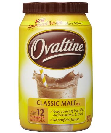 Ovaltine Classic Malt - 12 oz