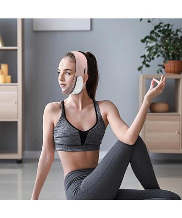 V Shaped Face Masque for Sagging - Breathable Elastic Face Tape - V Lines Face Lifting Strap Hook and Loop Chin and Cheek Lifting Bandage for V Face Lift Pink - Buy Online on GoSupps.com