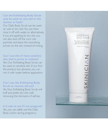 Buy Skinician Exfoliating Body Scrub - Effective Gentle Skin Exfoliation for All Skin Types | Free International Shipping - Buy Online on GoSupps.com