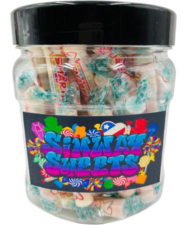 Simway Sweets Jar 555g - Smarties Tropical Rolls - Individually Wrapped American Sweets - Approximately 64 Pieces - Buy Online on GoSupps.com