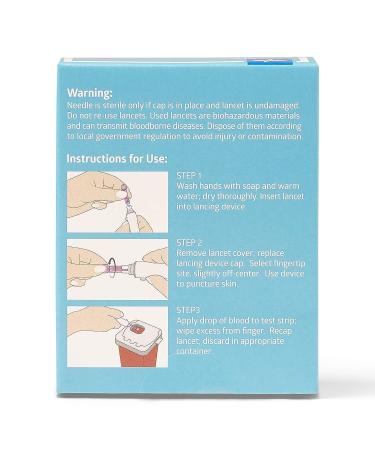 Medline General Purpose Lancet 30G - Box of 100 | Compatible with Universal Lancing Devices - Buy Online on GoSupps.com