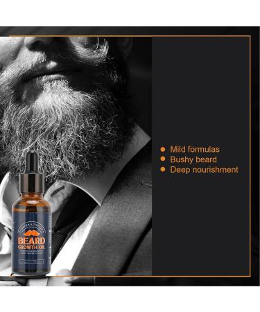 Natural Beard Oil | Mild Beard Growth & Essential Care for Soft Strong Beards - Buy Online on GoSupps.com