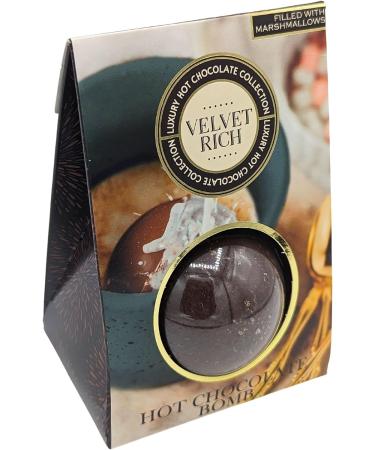 Hot Chocolate Gift Set - Hot Chocolate Bomb - Hot Cocoa Bomb - Milk Chocolate Bomb With Mini Marshmallows - Pack Of 2 (Hot Chocolate) (Velvet Rich) - Buy Online on GoSupps.com