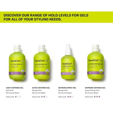 DevaCurl Light Defining Gel Soft Hold No-Crunch Styler Non-Flaking Formula Brings Natural Texture All Curl Types - 32 Fl Oz - Buy Online on GoSupps.com