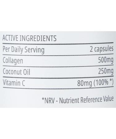 Coconut & Collagen Capsules 60pk - 60 Count | My Vitamins | Pack of 1 - Buy Online on GoSupps.com