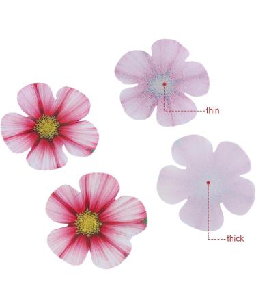 Edible Flowers Cake Toppers Asudaro Multicolour Edible Cake Decorations Flower Birthday Cake Toppers For Girls Women'S Baby Shower Birthday Wedding Party Cake Wall Party Food Decorations Thin 180pcs - Buy Online on GoSupps.com