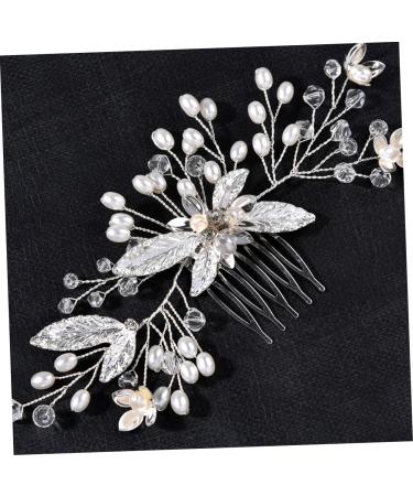 FOYTOKI Handmade Crystal Tiara Bridal Hair Comb Wedding Hair Accessories for Brides Wedding Hair Comb for Brides Bride Headpieces for Wedding Bridal Rhinestone Headpieces Bridal Headdress - Buy Online on GoSupps.com