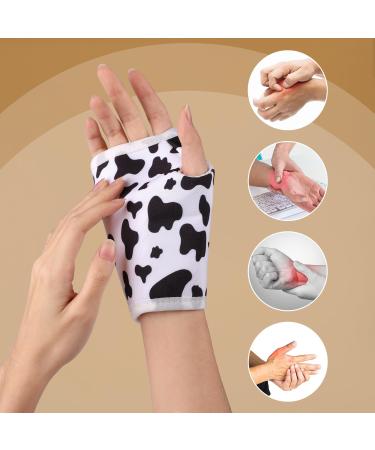 Hand Castor Oil Wraps - Waterproof Adjustable Reusable Pads (2 Pack Cow Pattern) - Prevents Leakage for Enhanced Care - Buy Online on GoSupps.com