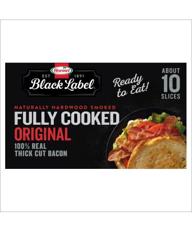 HORMEL BLACK LABEL Bacon, Fully Cooked, 2.52 oz.
