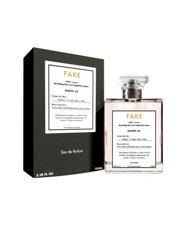 Santal 55 Inspired by Sensational Sandalwood Cologne | 3.4oz (100ML) | Almost an Exact Clone | Robust Burst of Spicey Cardamom Sweet Iris/Violet & Smokey Sandalwood | Unisex Fragrance is Addictive! 3.4 Fl Oz (Pack of 1)