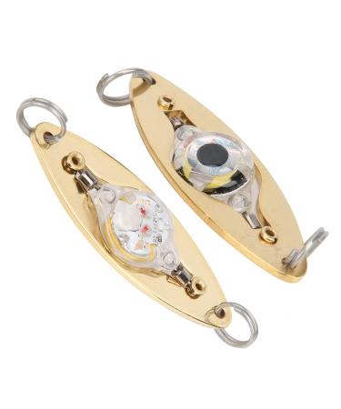 2Pcs Fishing LED Lure Fishing Lure Light Eye Shape Artificial Flashing Light Lure Underwater Lure Lamp - Buy Online on GoSupps.com