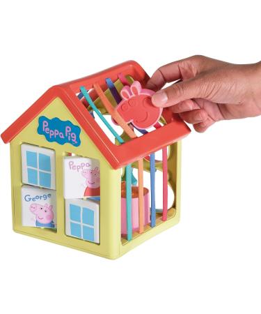 Peppa Pig Activity House - Sensory Shape Sorting & Color Matching Games for Kids - Includes 4 Textured Blocks - Ages 18 Months - Buy Online on GoSupps.com