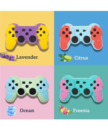 KHH Game Bath Bombs Gift Set - Handmade Organic Bathbombs for Ultimate Relaxation - Great Gift for Gamers and Boyfriends - Buy Online on GoSupps.com