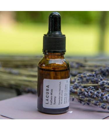 LaCura 4Kids Tummy Therapeutic Grade Organic Essential Oil Blend for Gentle Support (15mL) - Buy Online on GoSupps.com
