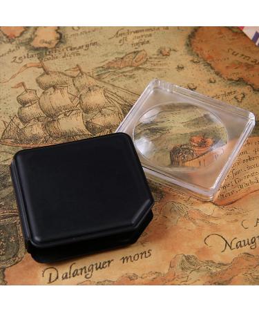 5X Folding Pocket Magnifying Glass Optical Glass Magnifier Portable Suitable for Outdoor Camping Hiking Diameter 42mm Small Gift - Buy Online on GoSupps.com