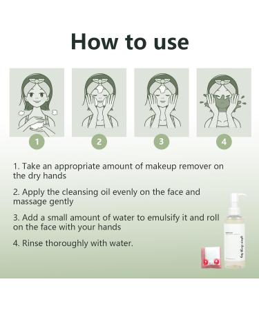 Heartleaf Pore Control Cleansing Oil Oil Cleanser for Face Calming Skin Refreshing Daily Makeup Blackheads Removal Facial Cleanser Oil for All Skin Types with Cotton Pad(100ml) - Buy Online on GoSupps.com