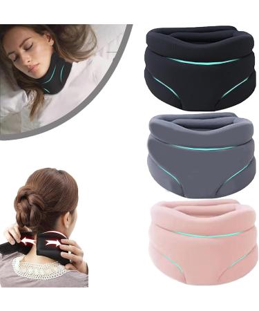 Soft Foam Cervical Collar Neck Support Brace Helps Stabilize Vertebrae & Relieve Spinal Pressure for Men Women 1pcs yl-105023(Color:3pcs)