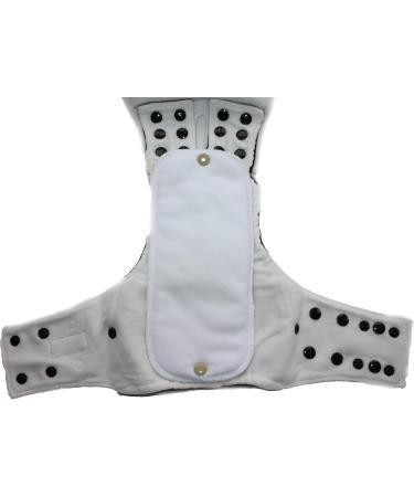 Glenndarcy Adjustable Waterproof Dog Diaper for Urinary Incontinence - Extra Large Black with 2 Washable Inserts - Buy Online on GoSupps.com