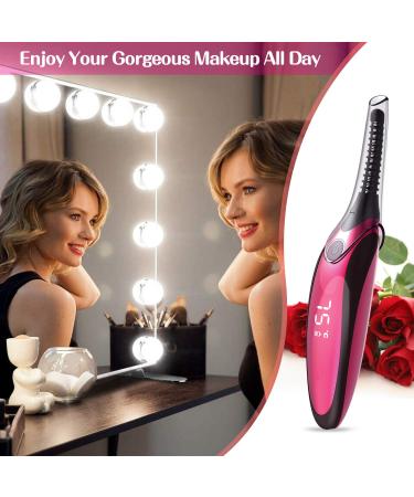 Heated Eyelash Curler | USB Rechargeable LCD Display | 4 Temperature Gears | YOMOCHI - Safe & Long-Lasting Results - Buy Online on GoSupps.com