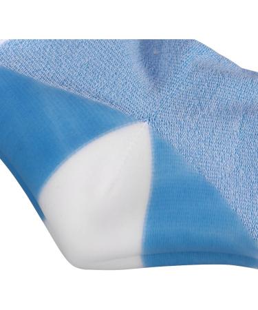 Buy Angrek Washable Gel Spa Heel Socks - 2 Piece Moisturizing Pedicure Care for Dry Cracked Feet - Open Toe Protection (Blue) - Buy Online on GoSupps.com