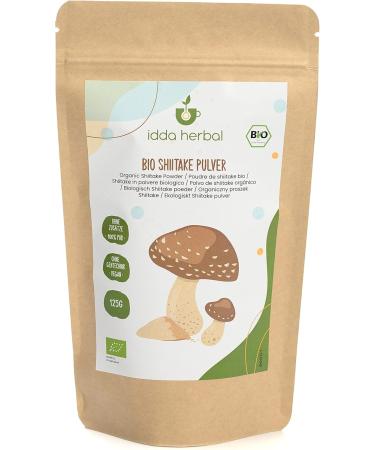 Shiitake BIO en Poudre 125g Champignon Shiitake S ch s Moulus pour la Cuisine 125 g (Lot de 1) - Buy Online on GoSupps.com