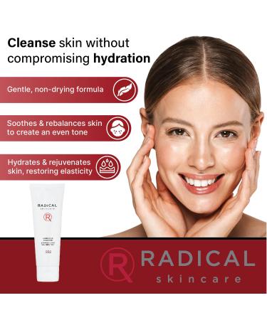 Radical Skincare Hydrating Cleanser- Non-Drying Gentle Formula | For All Skin Types | Paraben & Cruelty Free (4 Fl Oz) 4 Fl Oz (Pack of 1) - Buy Online on GoSupps.com