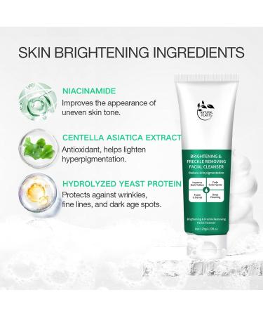 Brightening Face Wash Niacinamide Blemish Control Cleanser Facial Cleanser Acne Face Wash For Acne Prone Skin Deep Foaming Cleanser Face Wash For Oily Skin Acne Scars Dark Spots Freckle - Buy Online on GoSupps.com