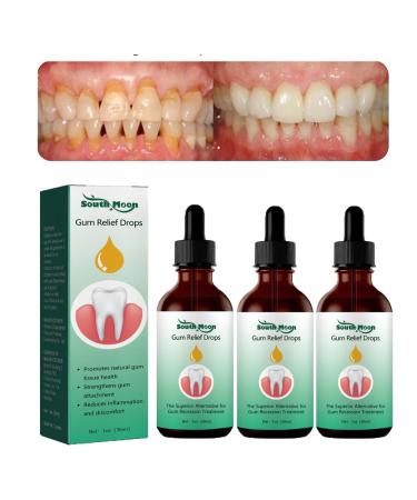 Dentizen Gum Regrowth Drops dentizs of ancilation snapshot drops Gum Treatment for Receding Gums repair the regrowth of the gums in the event of ease gum return (3PC)