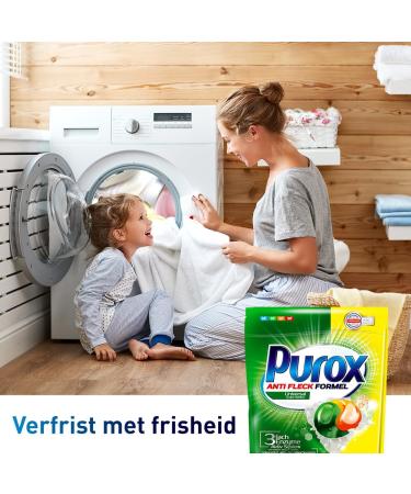 PUROX CAPS UNIVERSAL Washing Caps for Colored Textiles - 22 WL 396g Unscented Doypack Detergent - 22 Pieces | International Shipping - Buy Online on GoSupps.com