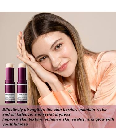 Charunee 2Pc Calcium Multi Balm Stick Cementerre Calcium Multi Balm Korean Wrinkle Core Collagen Moisturing Sticks Anti-Aging Formula for Face Eyes & Neck - Firming Skin Suitable for All Skin Types - Buy Online on GoSupps.com