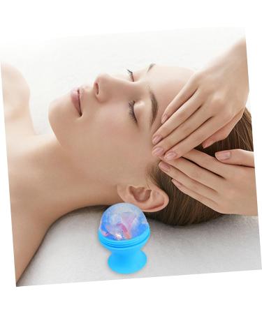 Buy Silicone Ice Roller Tray for Face - Facial Massager & Skin Therapy Tool | Ice Cube Holder 9.5x7.2cm - Blue - Buy Online on GoSupps.com