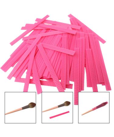 Honbay 100PCS Makeup Brush Protector | Reusable Expandable Mesh Covers for Brushes & Handbag Tassels (Pink) - International Shipping Available - Buy Online on GoSupps.com
