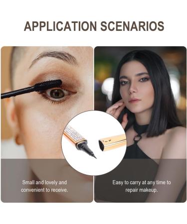 Healeved 3pcs Eyeliner Eye Makeup Stamp Portable Makeup Pens Cosmetics Eye Line Pencils Makeup Supplies Alloy - Buy Online on GoSupps.com