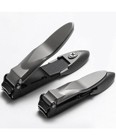 SVAASA Nail Clippers Recreational Nail Clipper Set File Stainless Steel Anti Splash Finger Cutter Manicure Tool Design Thick Ingrown Toenail Scissors - Buy Online on GoSupps.com